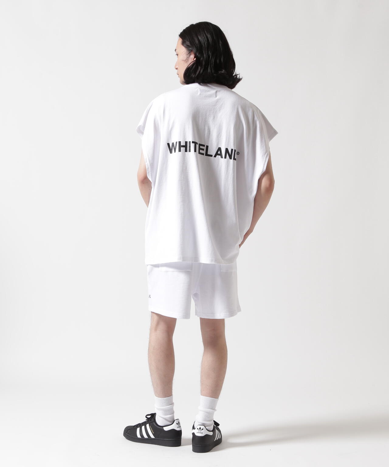 【WEB&DEPOT限定】WHITELAND/ホワイトランド/OWL/LOGO SWT SHORTS