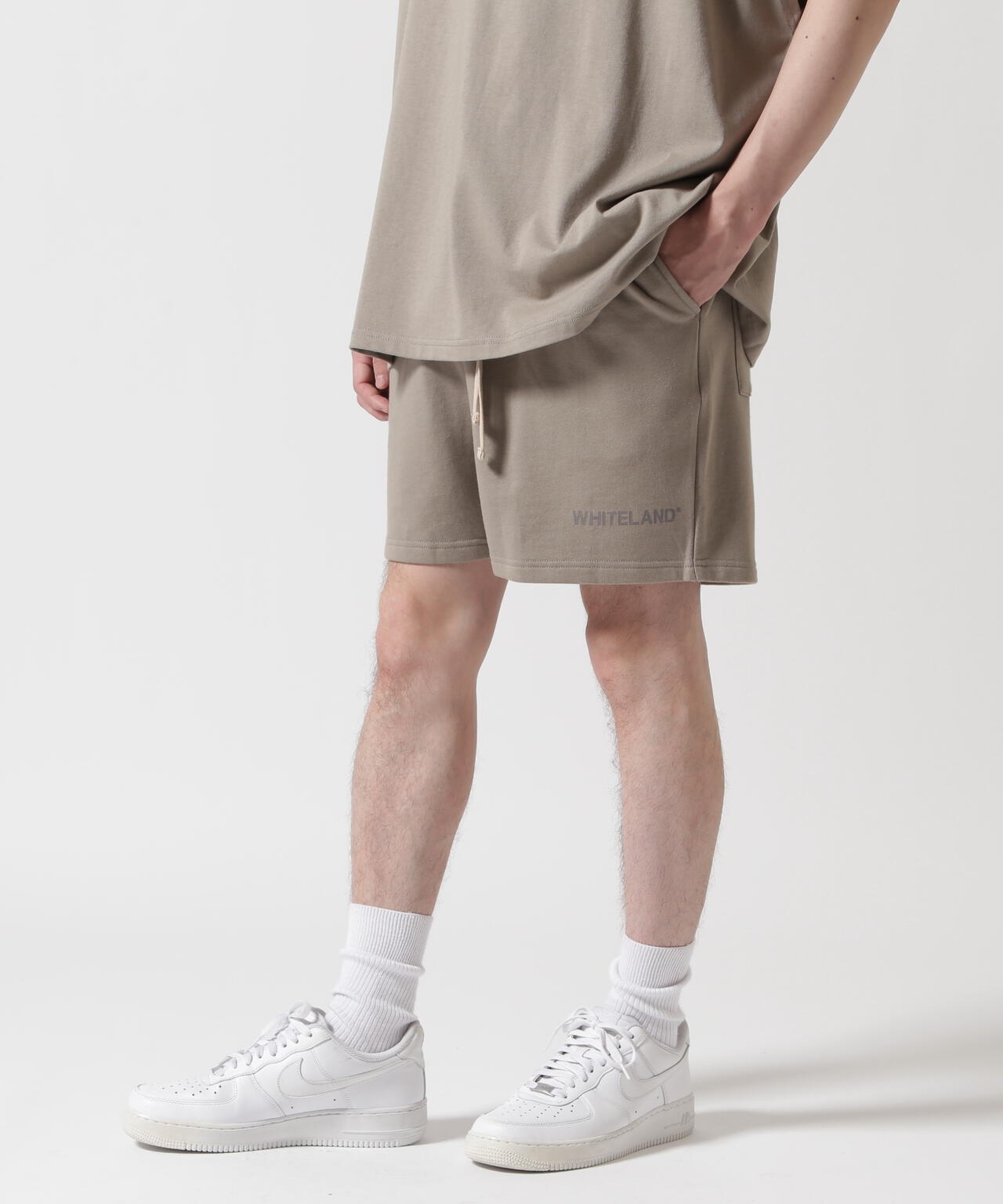 【WEB&DEPOT限定】WHITELAND/ホワイトランド/OWL/LOGO SWT SHORTS