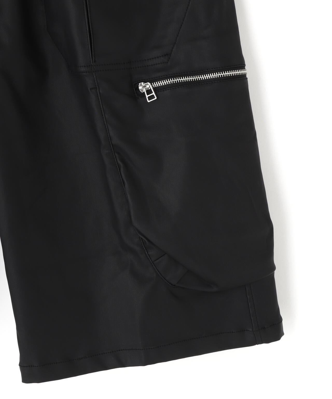 DankeSchon/ダンケシェーン/COATING BAGGY CARGO SHORTS