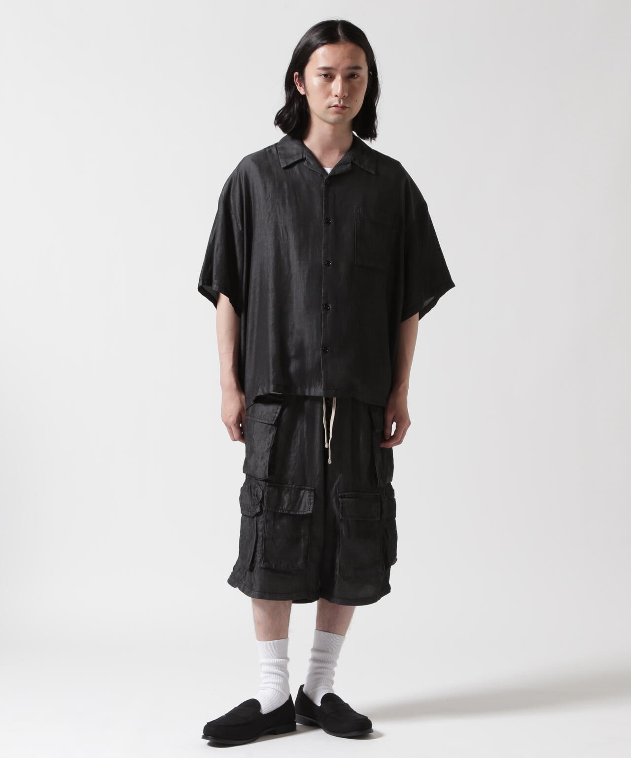 DankeSchon/ダンケシェーン/TENCEL CARGO SHORTS