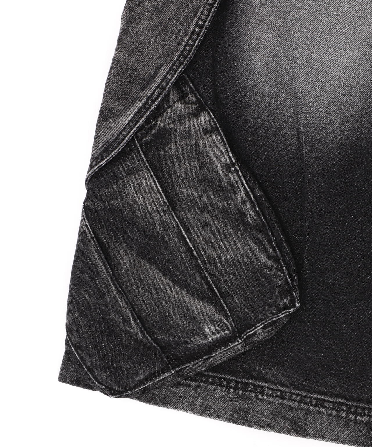 BLR/ビーエルアール/C CARGO BERMUDA W DENIM PANTS