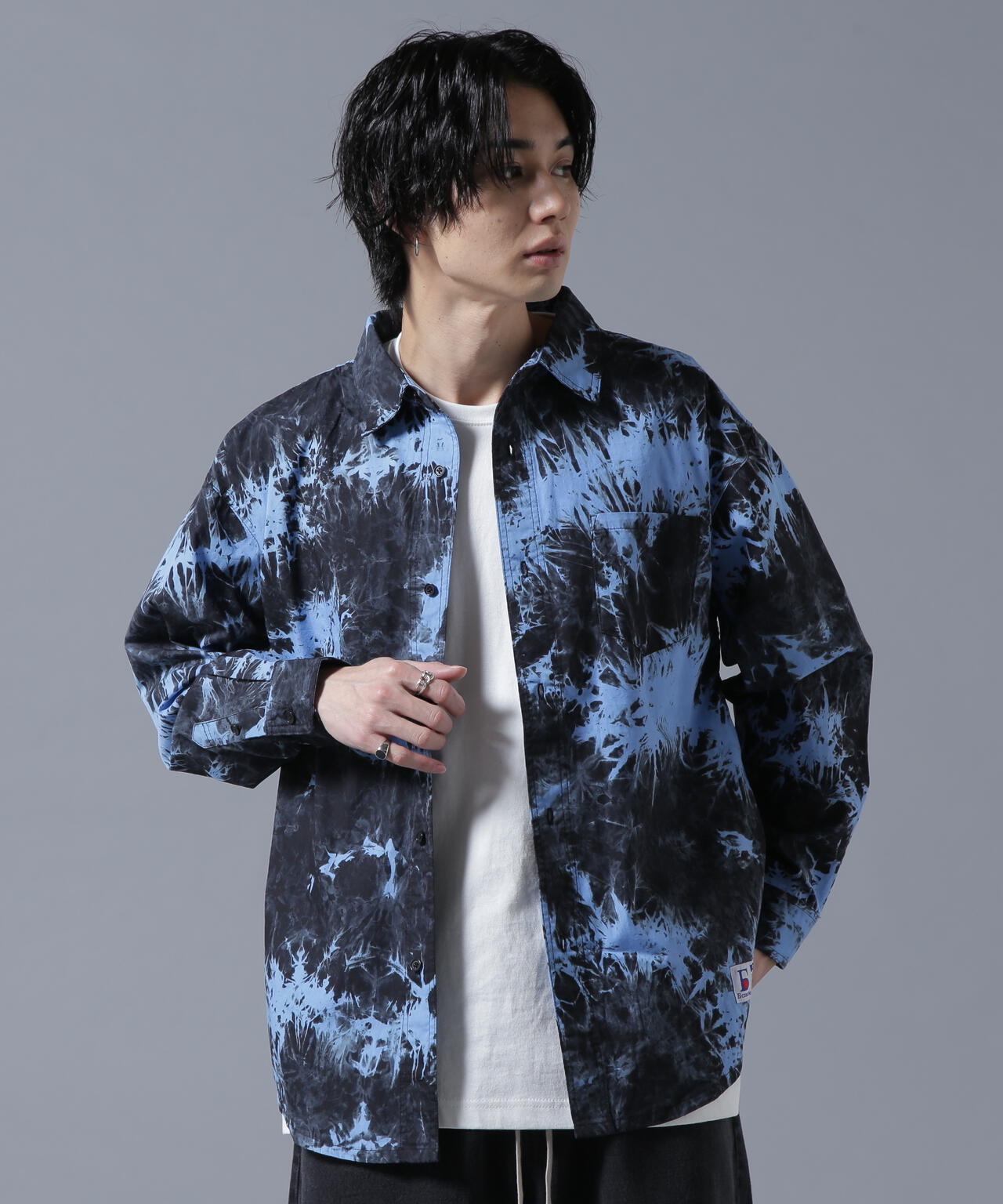 【WEB＆DEPOT限定】DankeSchon/ダンケシェーン/TIE DYE LONG SHIRTS