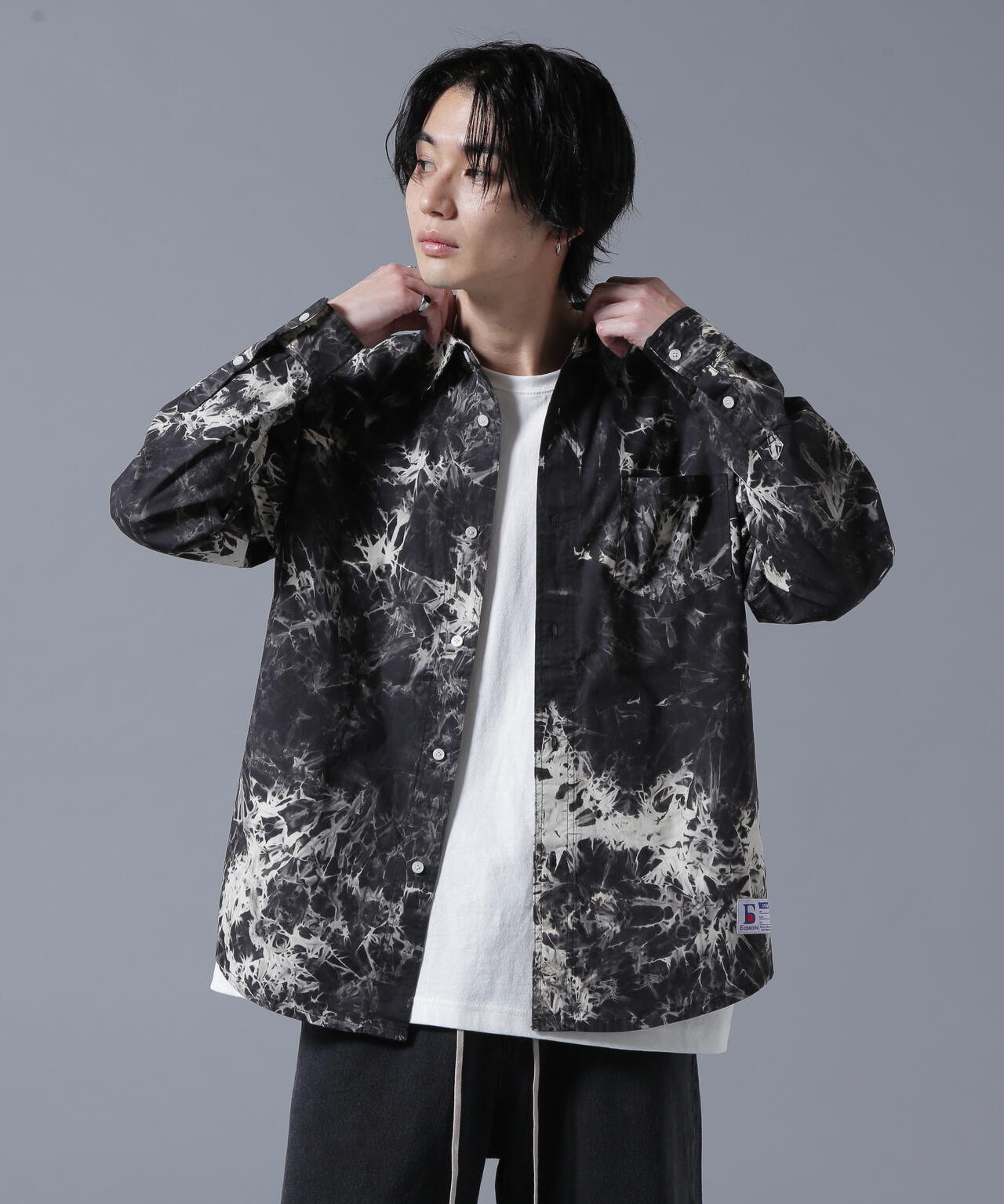 【WEB＆DEPOT限定】DankeSchon/ダンケシェーン/TIE DYE LONG SHIRTS