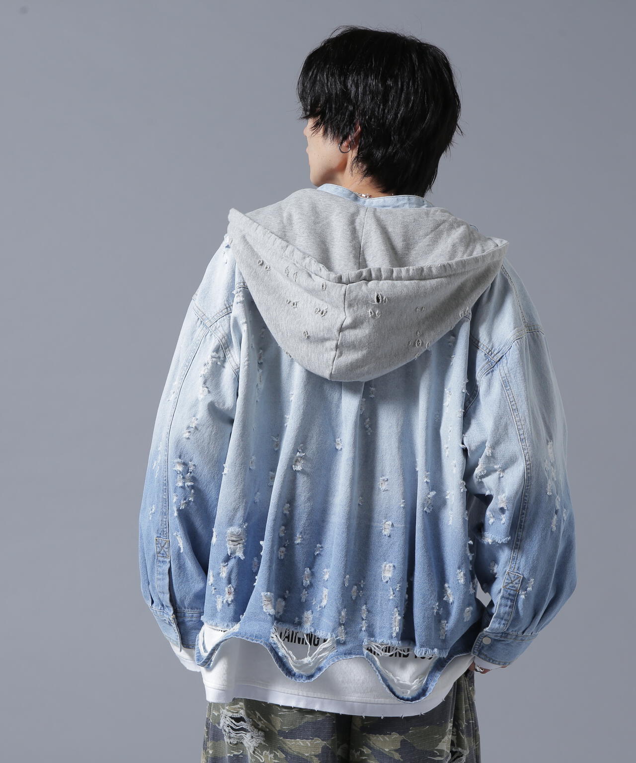 DankeSchon/ダンケシェーン/SHOTGUNDENIM HOOD SHIRTS