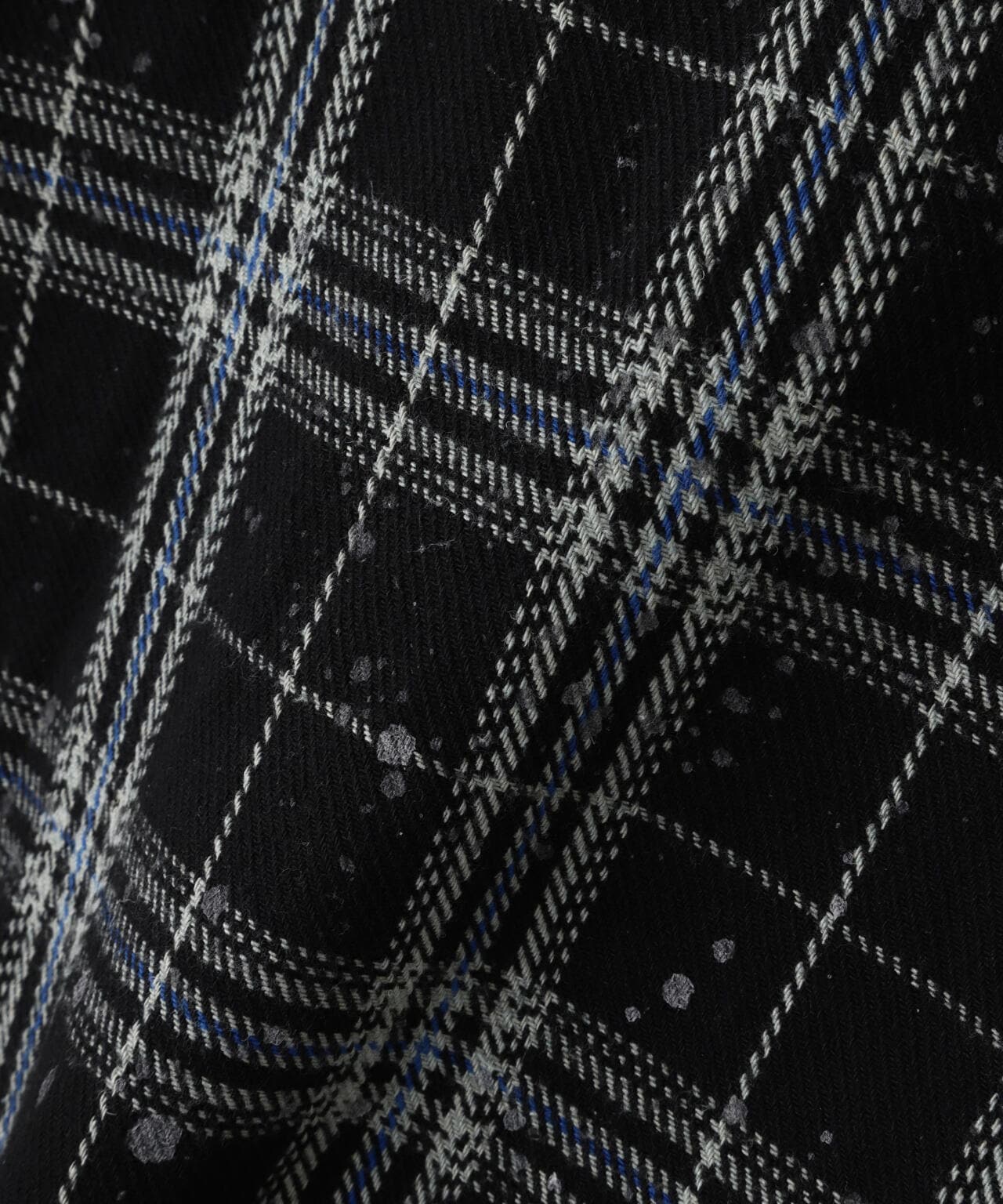 DankeSchon/ダンケシェーン/PIGMENT DAMAGE FLANNEL CHECK LONG SLEEVE SHIRTS