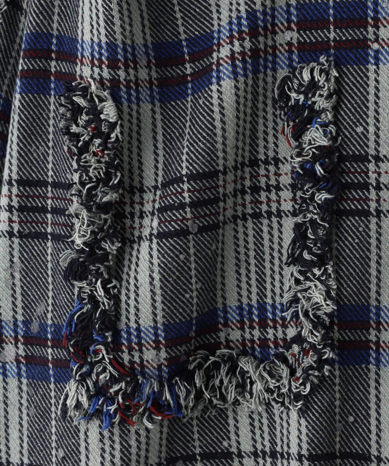 DankeSchon/ダンケシェーン/PIGMENT DAMAGE FLANNEL CHECK LONG SLEEVE SHIRTS