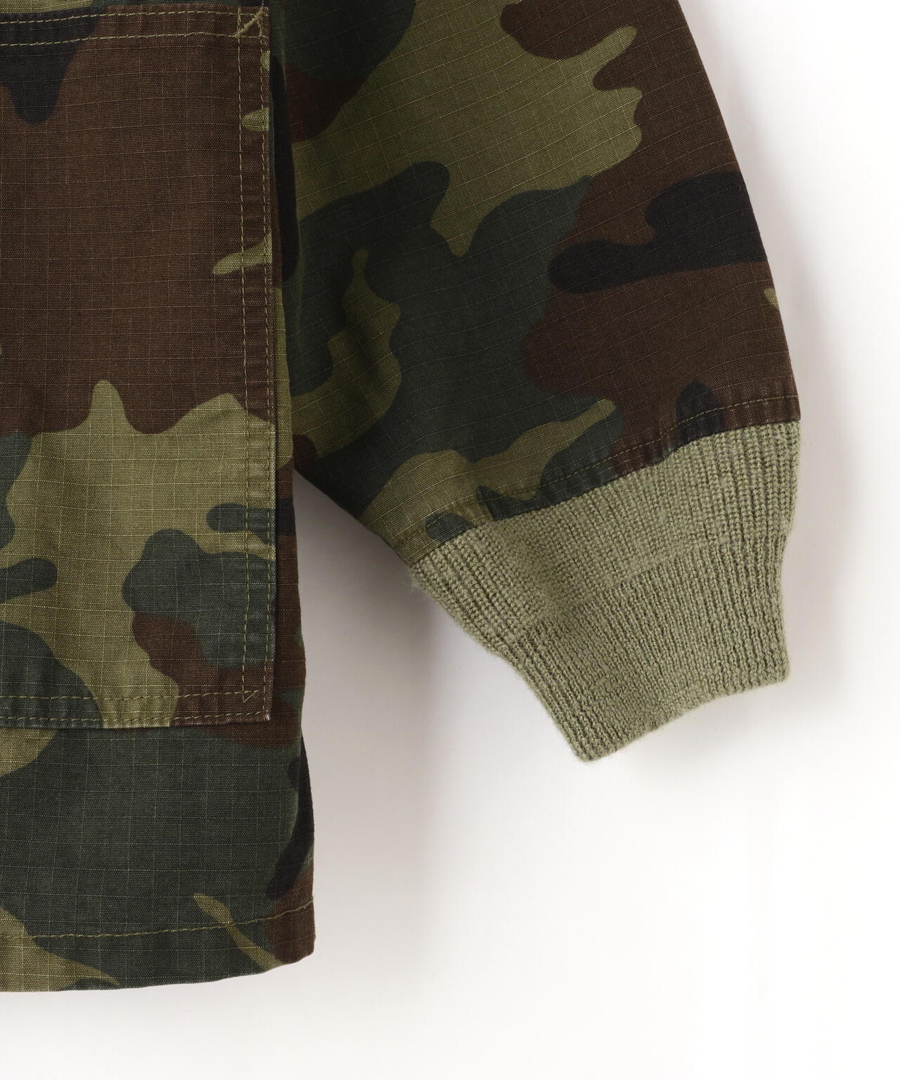 NEEDLES/ニードルズ/STAND COLLAR ARMY SHIRT - CAMO