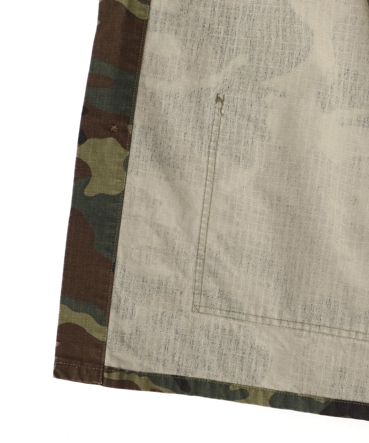 NEEDLES/ニードルズ/STAND COLLAR ARMY SHIRT - CAMO