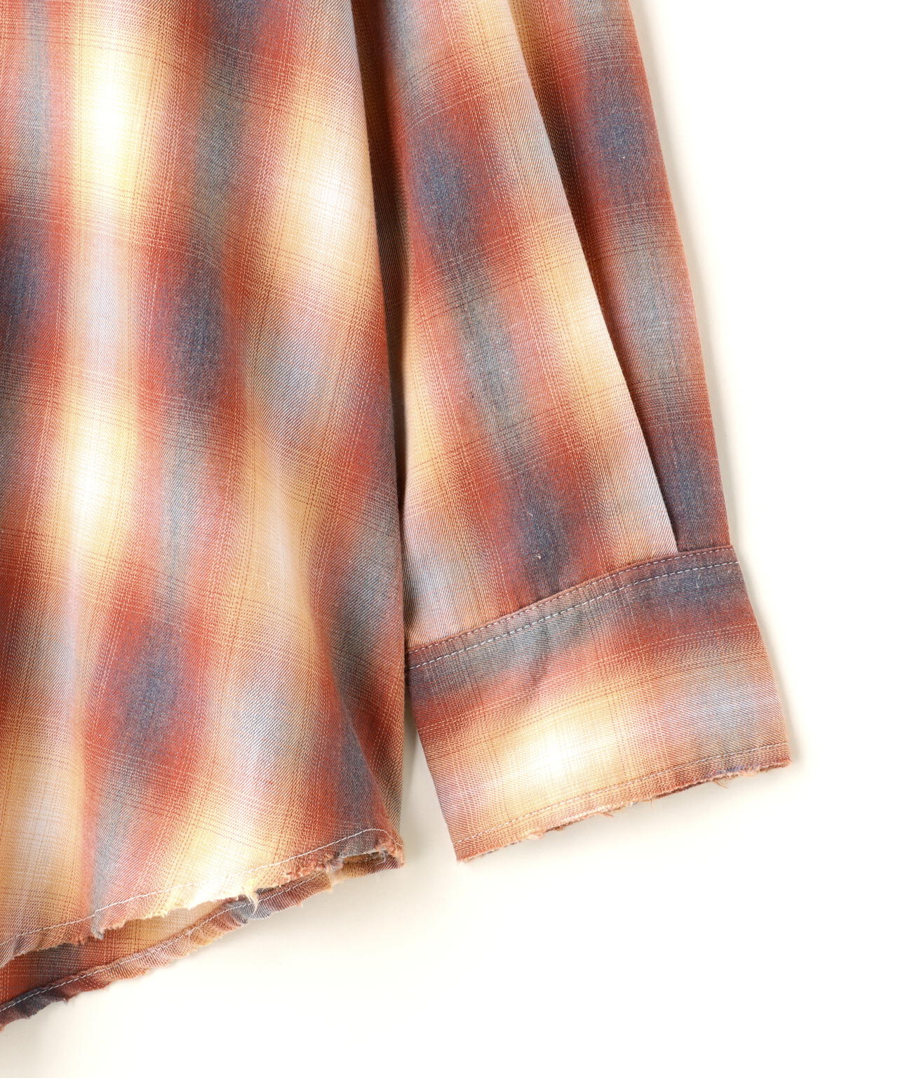 WHITELAND/ホワイトランド/DAMEGE CHECK SHIRT