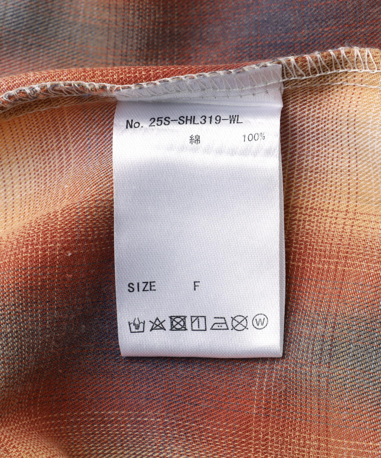 WHITELAND/ホワイトランド/DAMEGE CHECK SHIRT