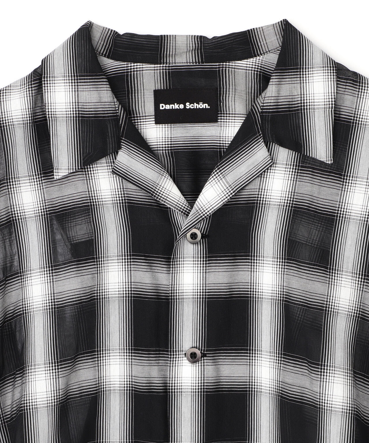 DankeSchon/ダンケシェーン/SIZZLE CHECK S/S SHIRTS