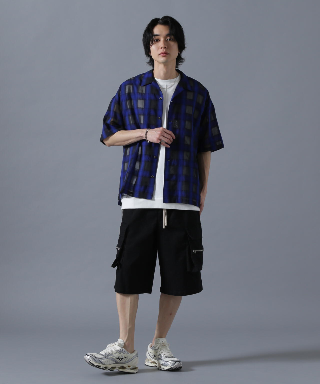 DankeSchon/ダンケシェーン/SIZZLE CHECK S/S SHIRTS