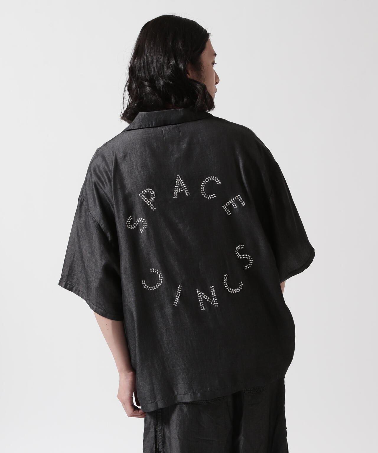 DankeSchon/ダンケシェーン/TENCEL OPENCOLLAR S/S SHIRTS