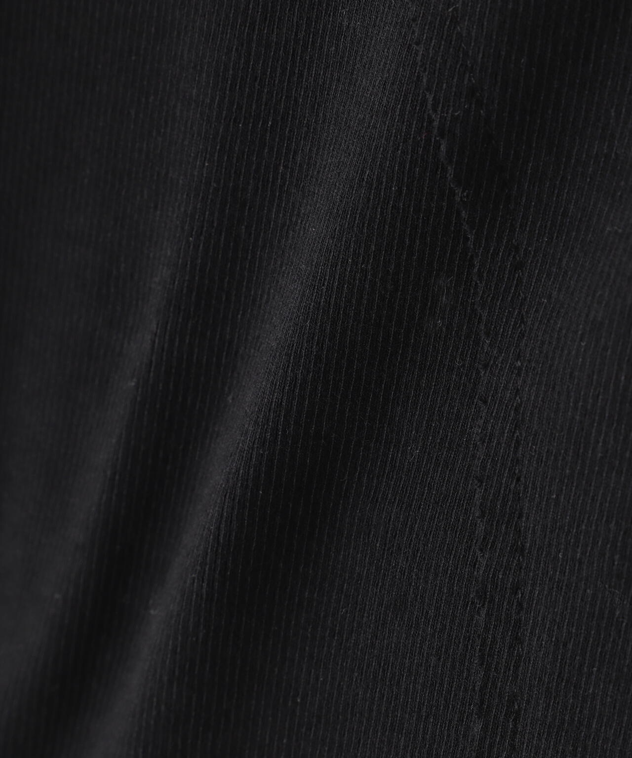 WHITELAND/ホワイトランド/RIB STAND ZIP LS TEE