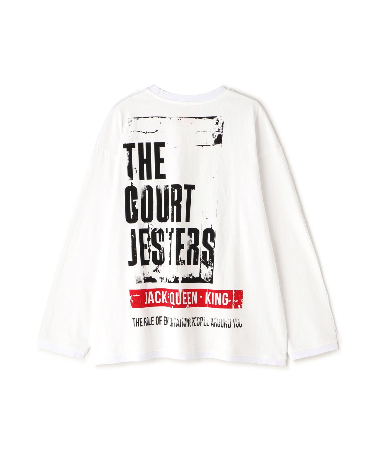DankeSchon/ダンケシェーン/SWITCH L/S TEE COURTJESTERS