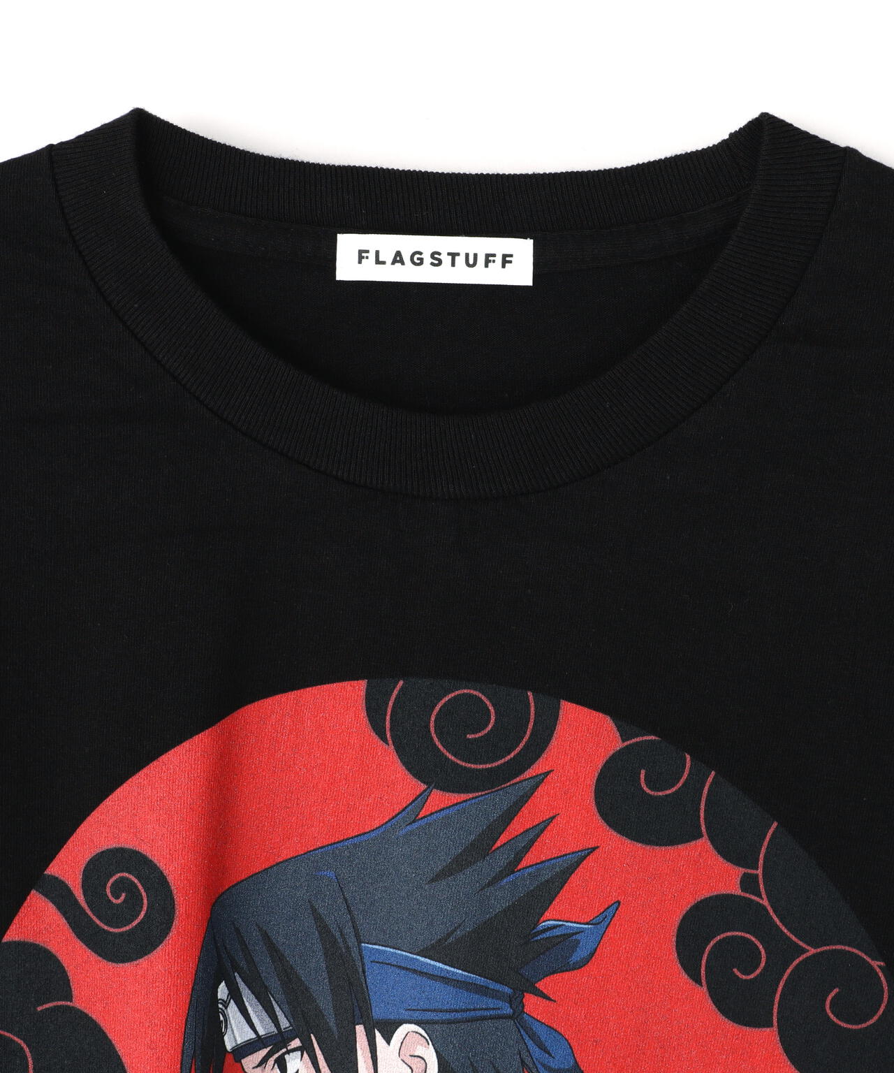 F-LAGSTUF-F×NARUTO-ナルト-/フラグスタフ×ナルト/"SASUKE" L/S TEE