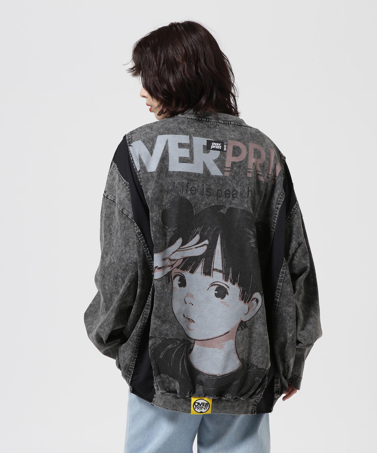 overprint/オーバープリント/PIGMENT SWEATSHIRTS LIKE LS TEE