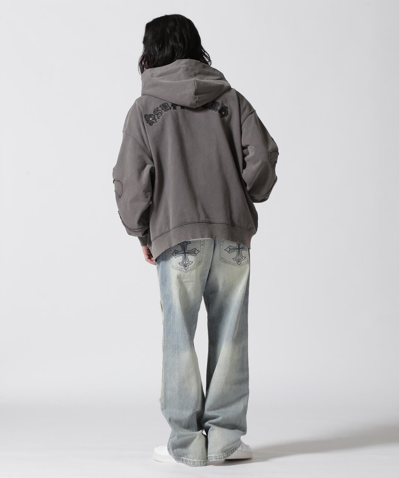 SUPPLIER/サプライヤー/FLEUR SWITCHING ZIP HOODIE