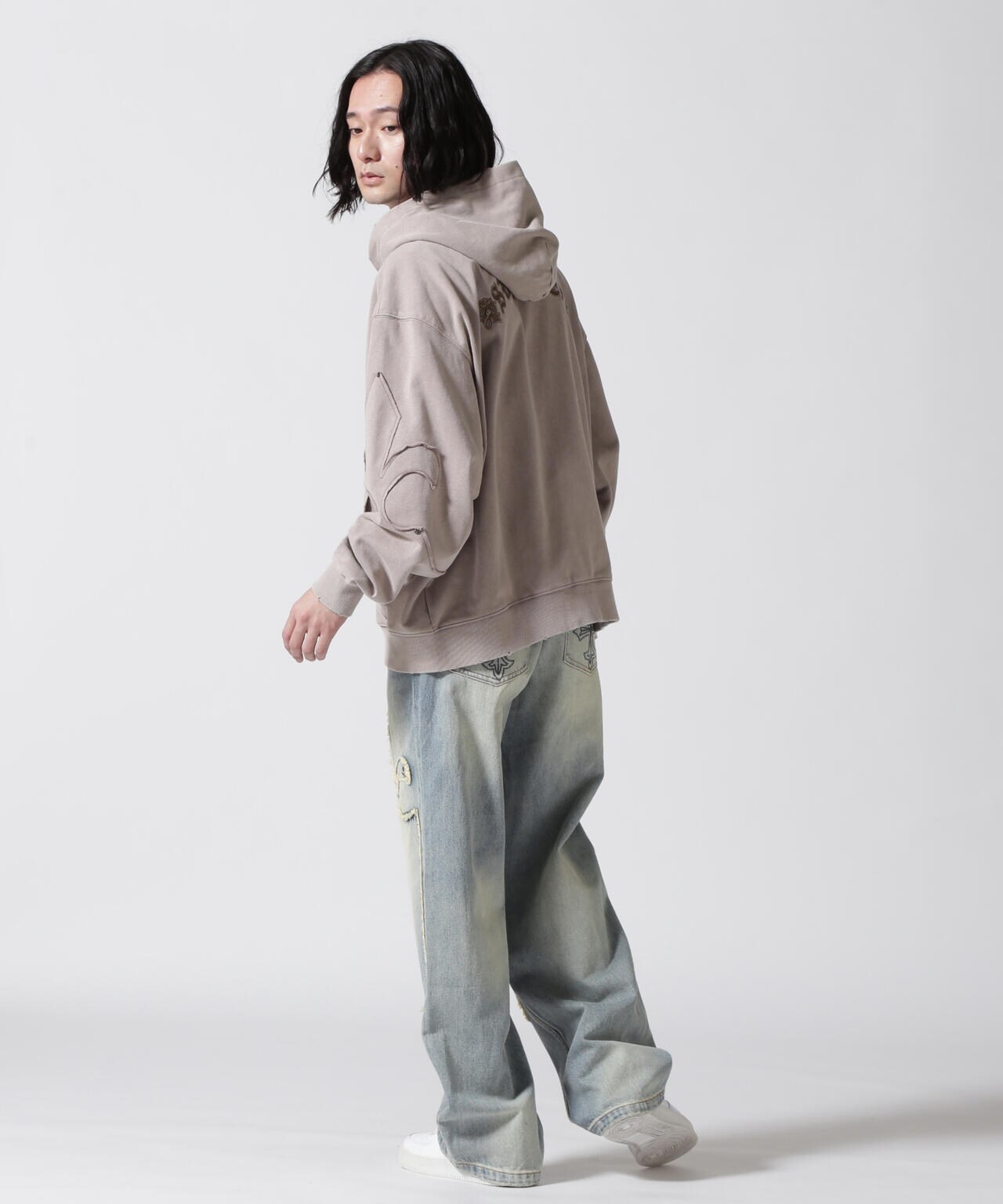SUPPLIER/サプライヤー/FLEUR SWITCHING ZIP HOODIE