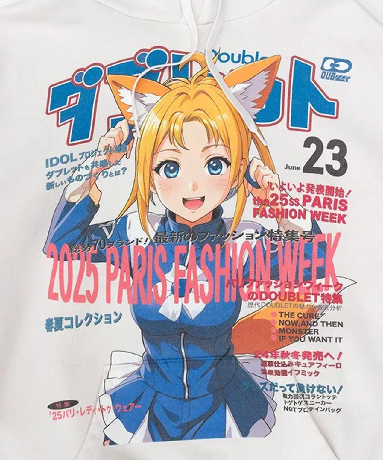 doublet/ダブレット/ANIME PRINT HOODIE