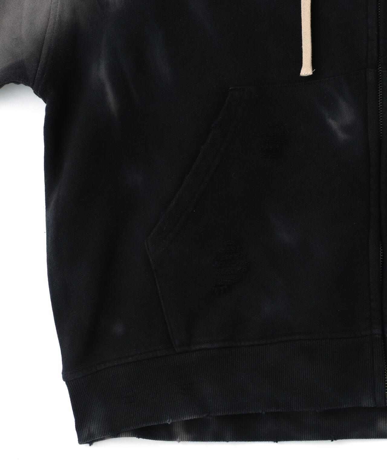DankeSchon/ダンケシェーン/TIEDYE ZIP HOODIE