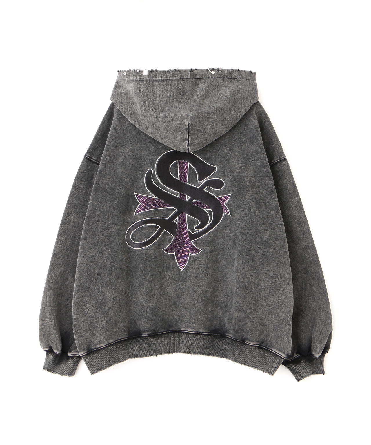 SUPPLIER/サプライヤー/【LHP EXCLUSIVE】VINTAGE WASH PIERCED ZIP HOODIE