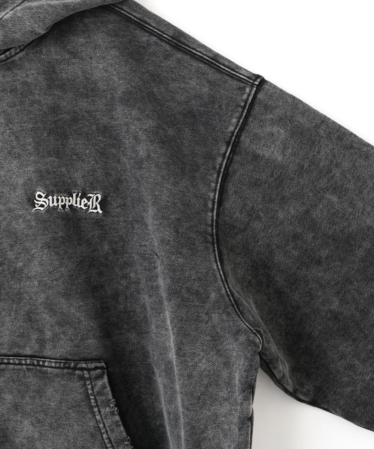 SUPPLIER/サプライヤー/【LHP EXCLUSIVE】VINTAGE WASH PIERCED ZIP HOODIE