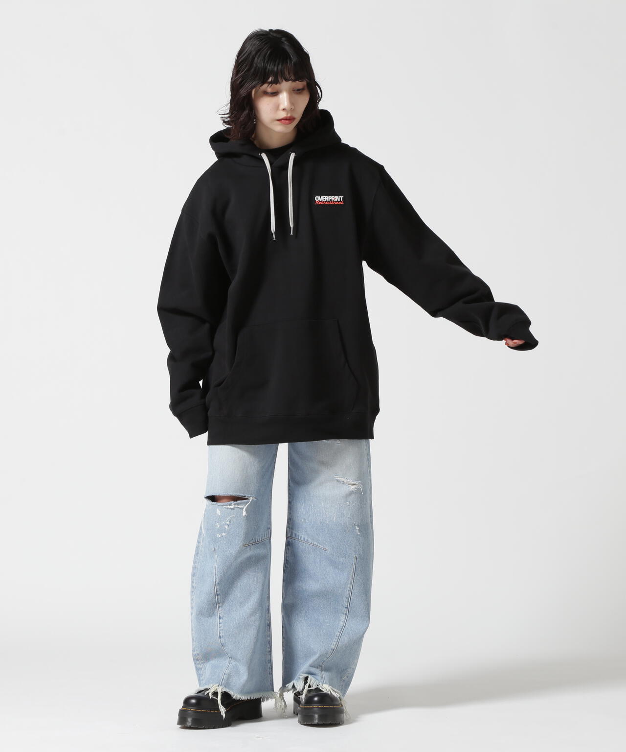 overprint/オーバープリント/HEAD PHONE HOODIE