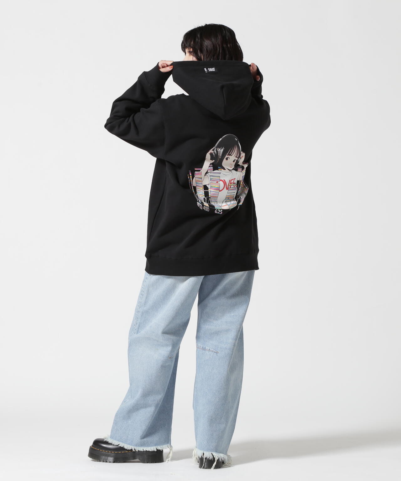 overprint/オーバープリント/HEAD PHONE HOODIE