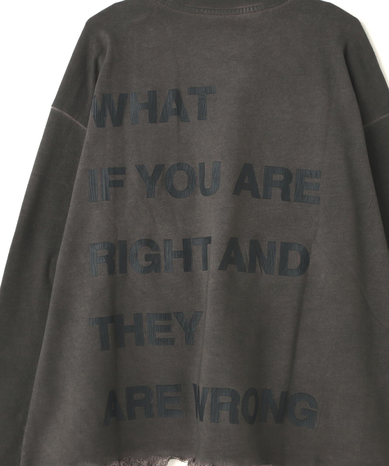 DankeSchon/ダンケシェーン/WATERDYE SWEAT CREWNECK