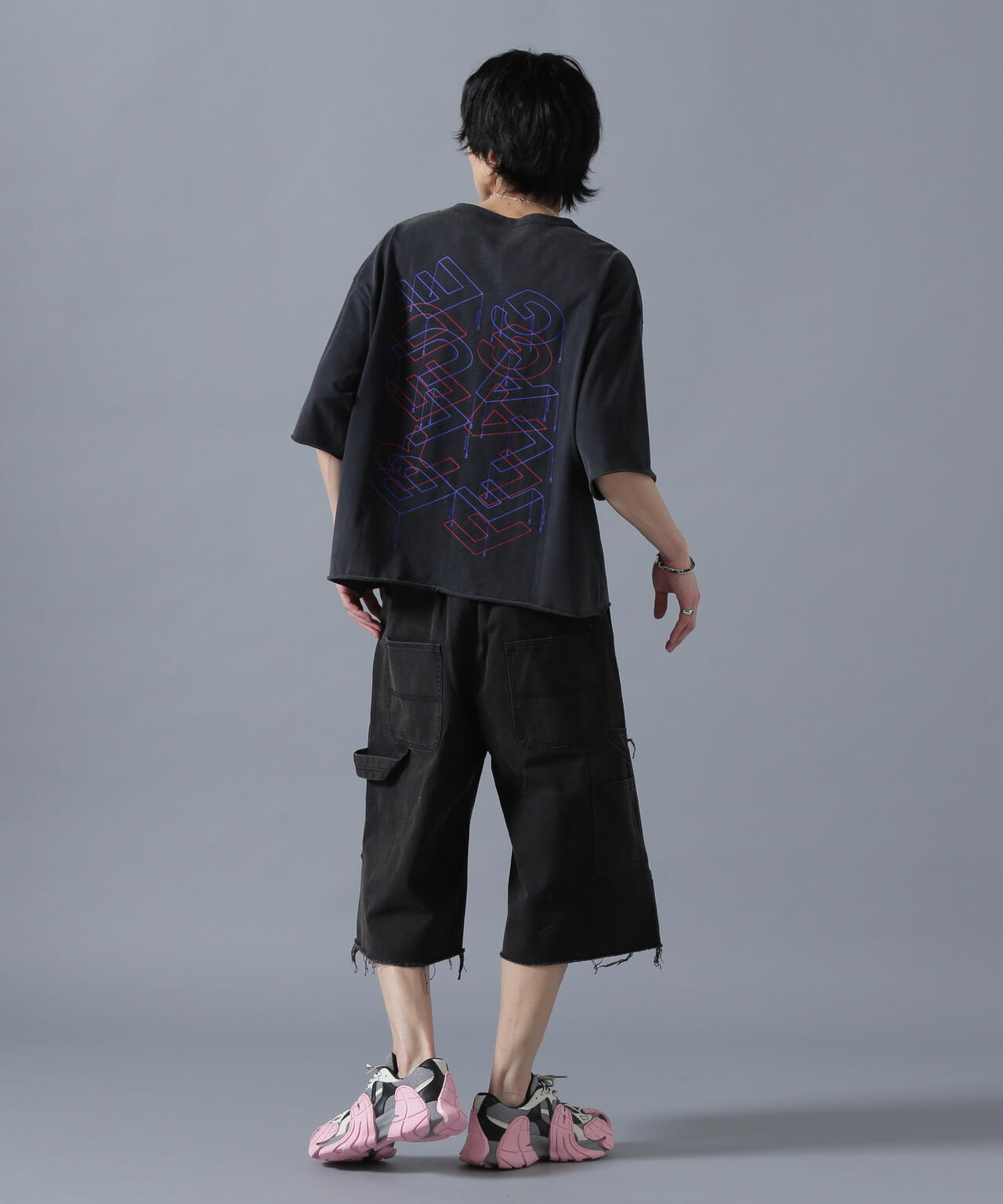 DankeSchon/ダンケシェーン/CUTOFF S/S TEE REDFLAG