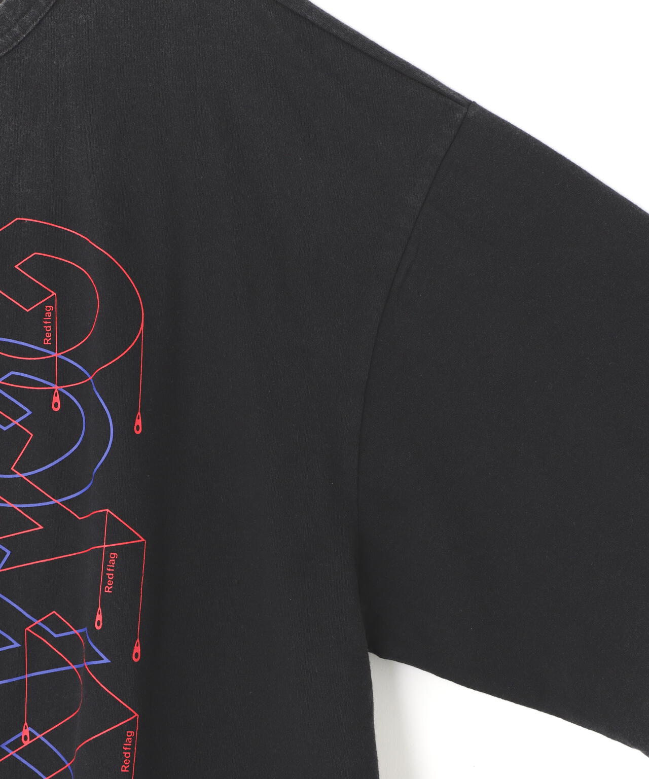 DankeSchon/ダンケシェーン/CUTOFF S/S TEE REDFLAG
