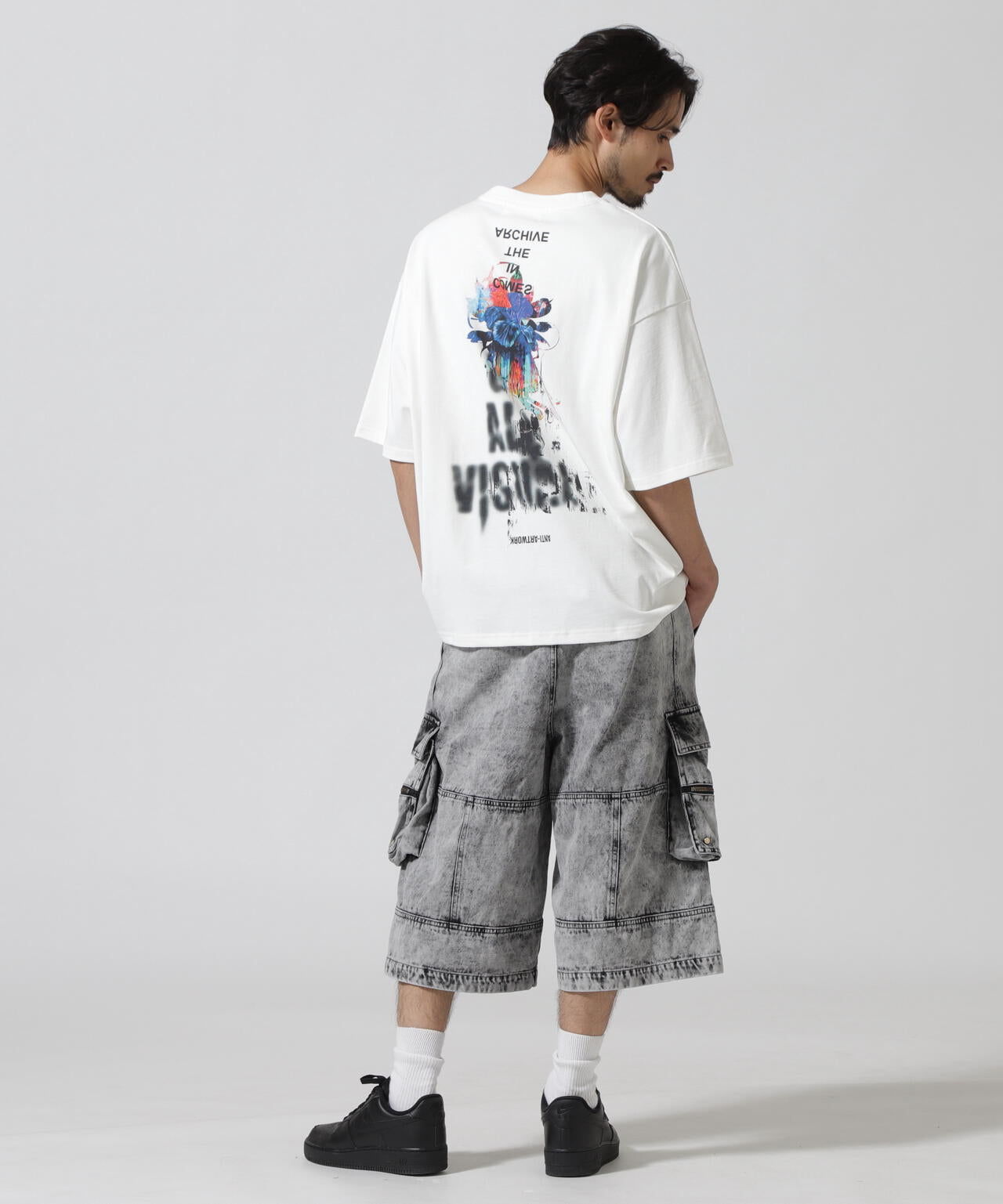 A4A/エーフォーエー/ S/S TEE FLOWER