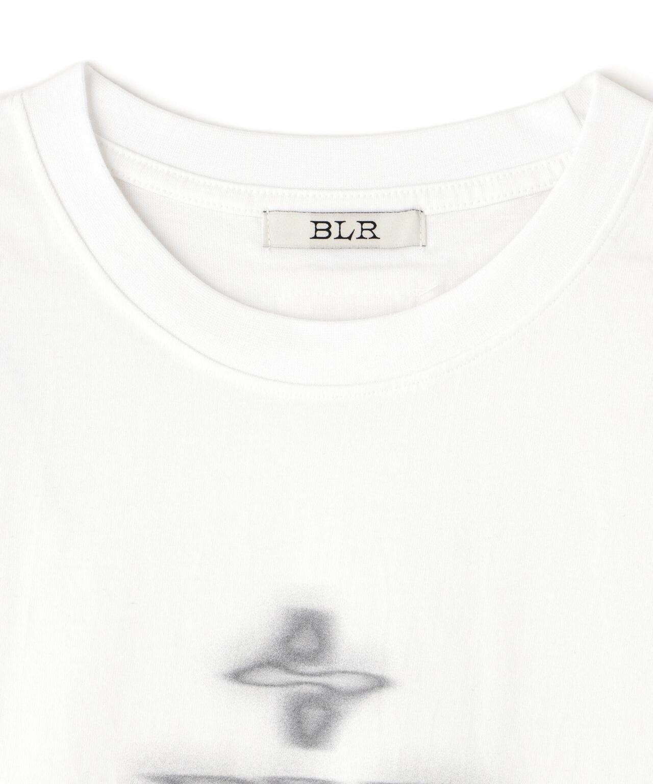 BLR/ビーエルアール/BLURRED LOGO PRINTED T-SHIRT
