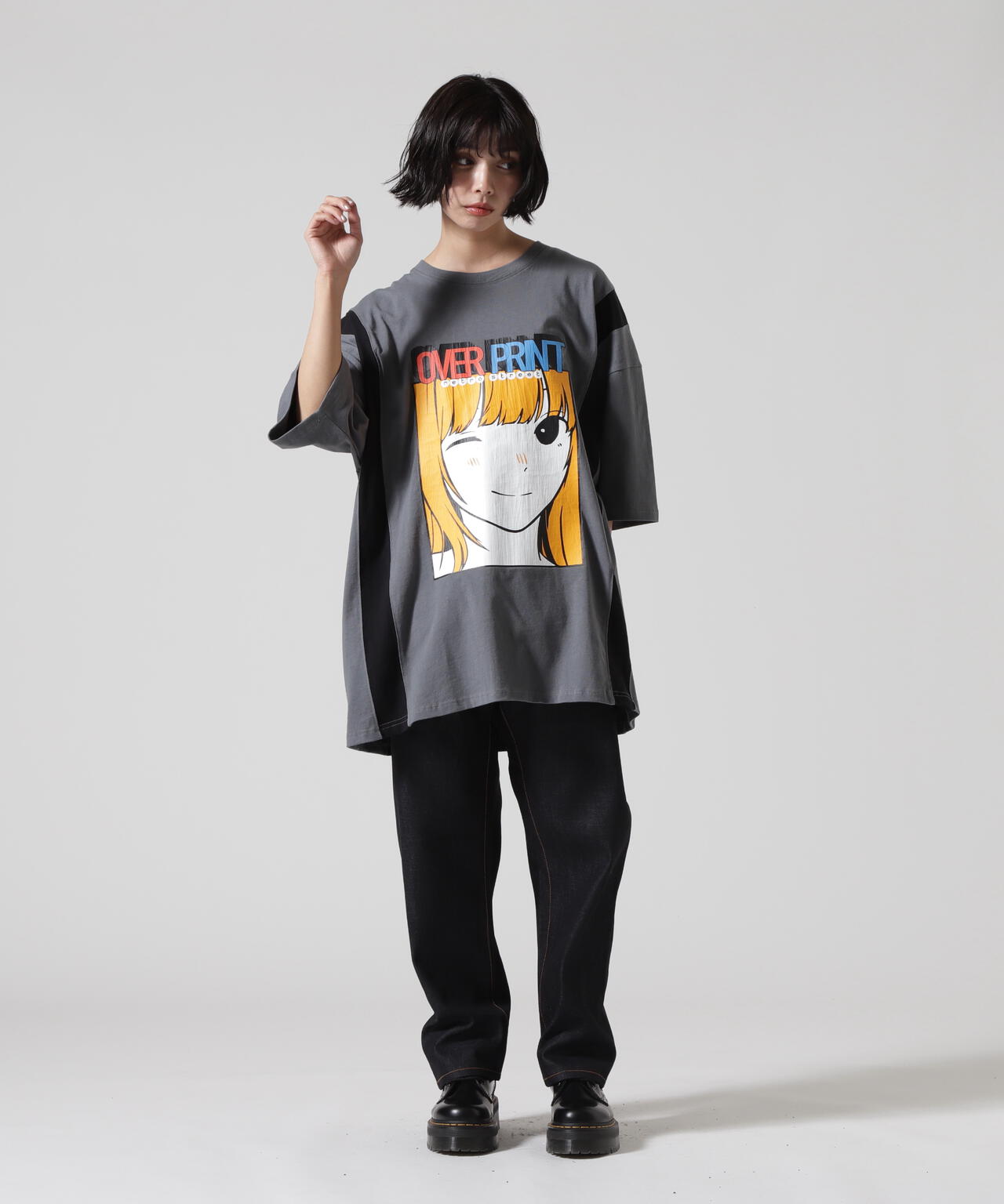 overprint/オーバープリント/COVER TEE