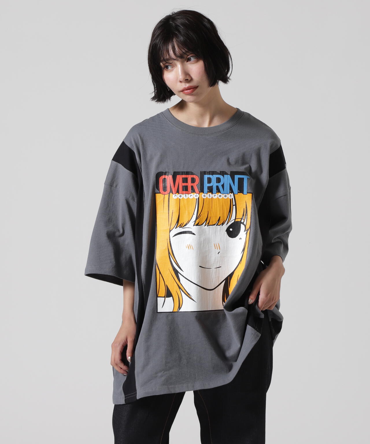 overprint/オーバープリント/COVER TEE