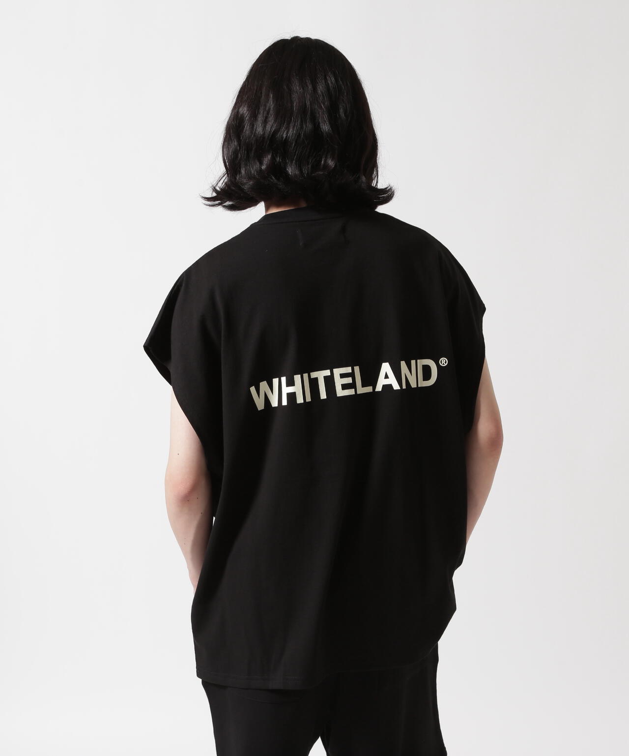 【WEB&DEPOT限定】WHITELAND/ホワイトランド/OWL LOGO NOSLEEVE TEE