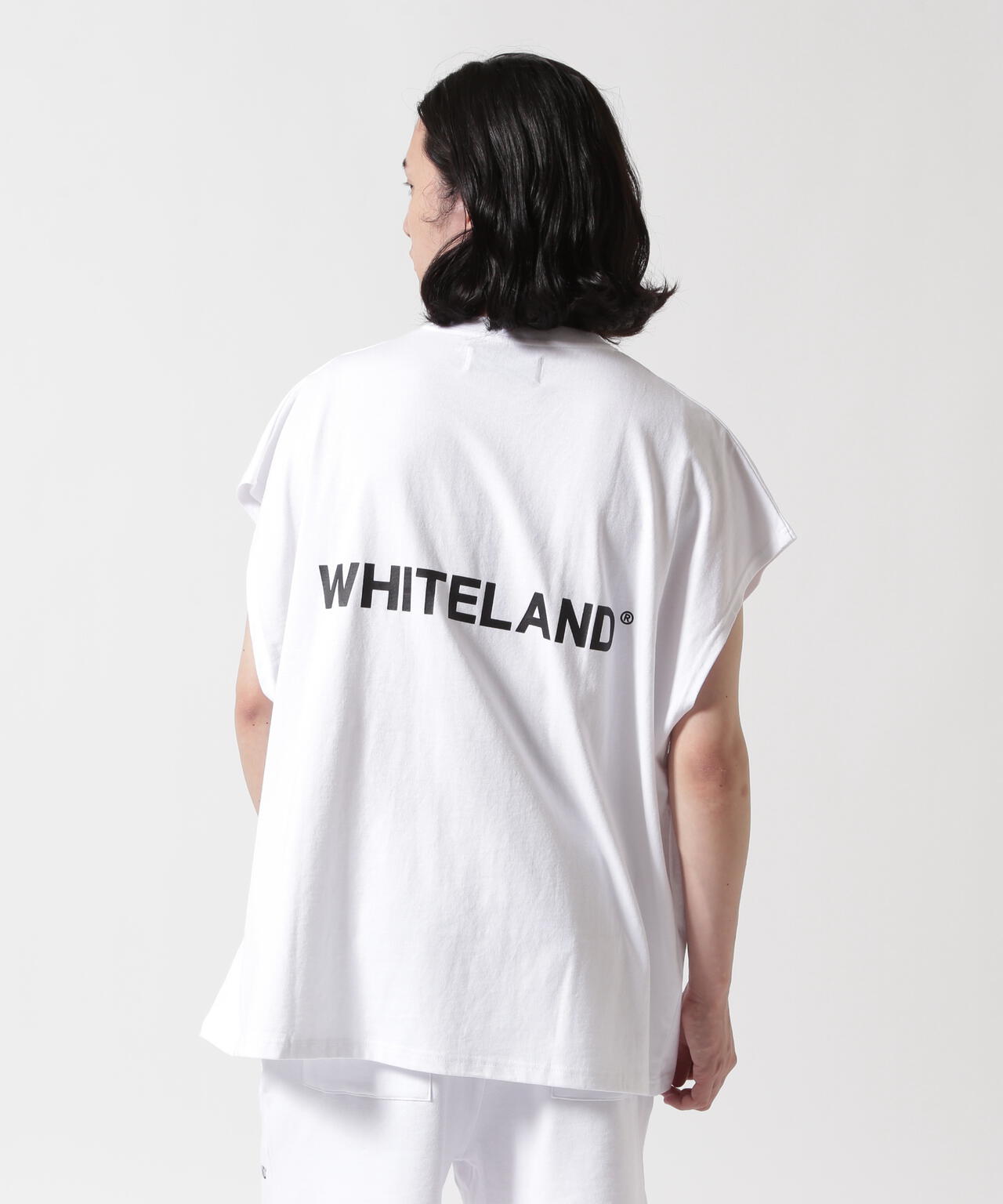 【WEB&DEPOT限定】WHITELAND/ホワイトランド/OWL LOGO NOSLEEVE TEE