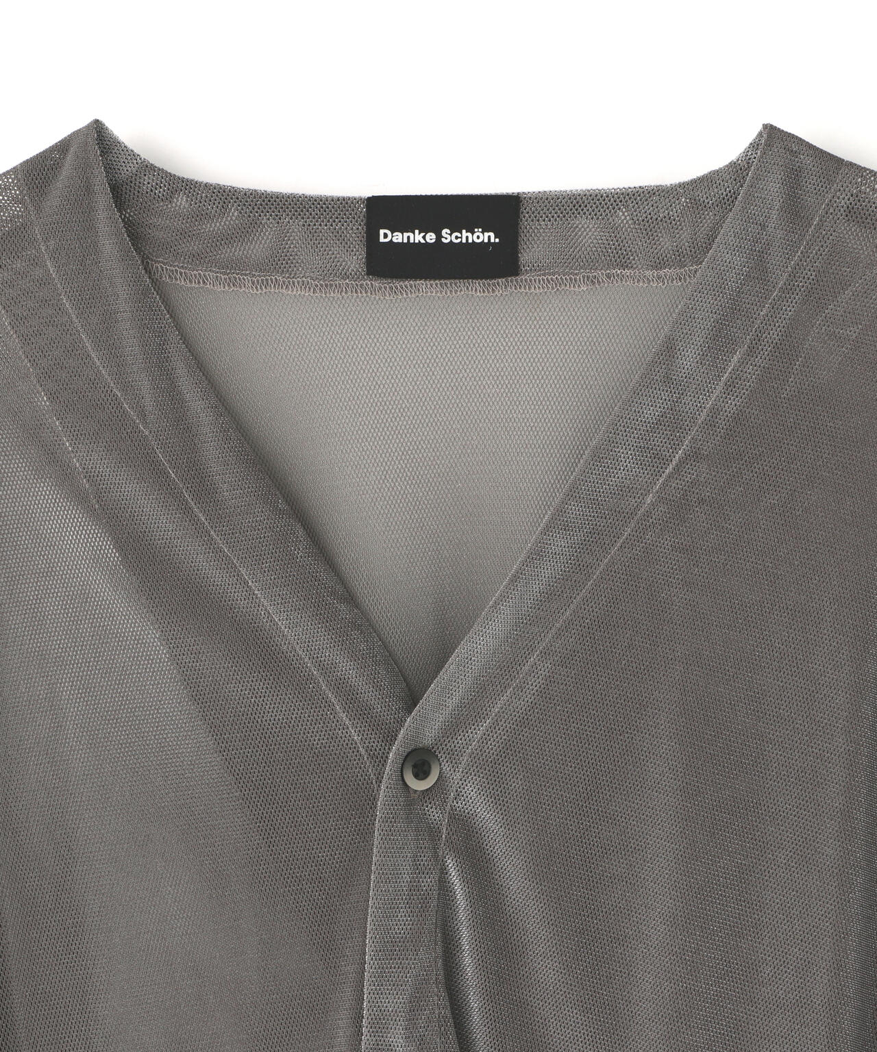 DankeSchon/ダンケシェーン/MESH VELOR CARDIGAN