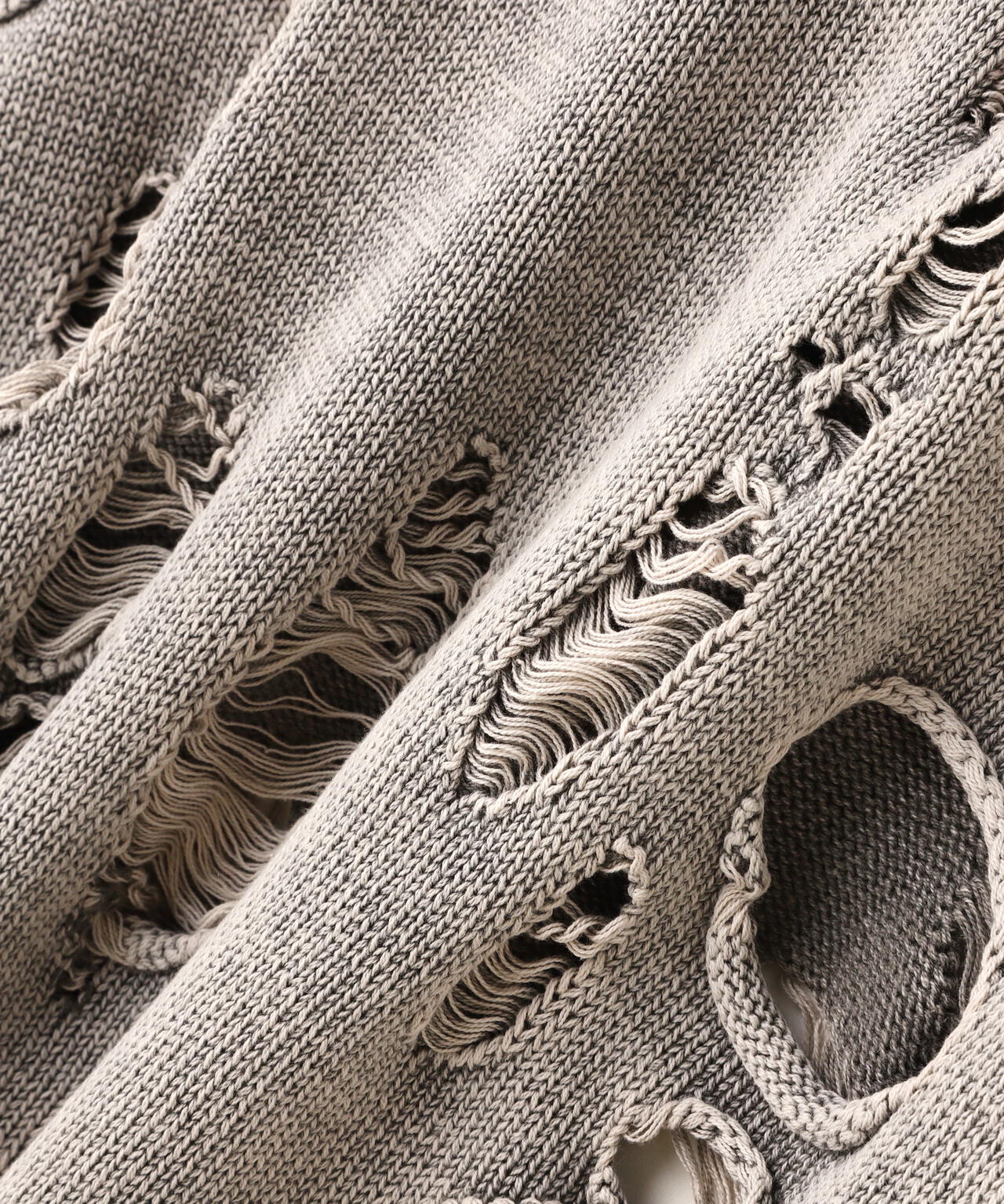 DankeSchon/ダンケシェーン/PIGMENT DAMAGE KNIT VEST