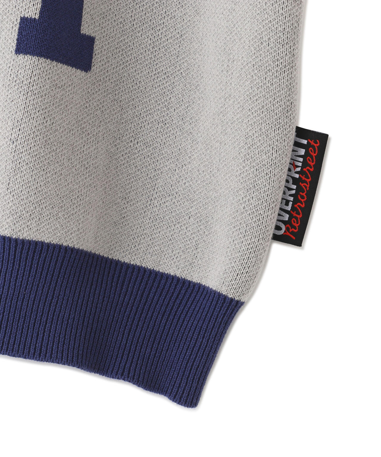 overprint/オーバープリント/78 V NECK  COTTON KNIT