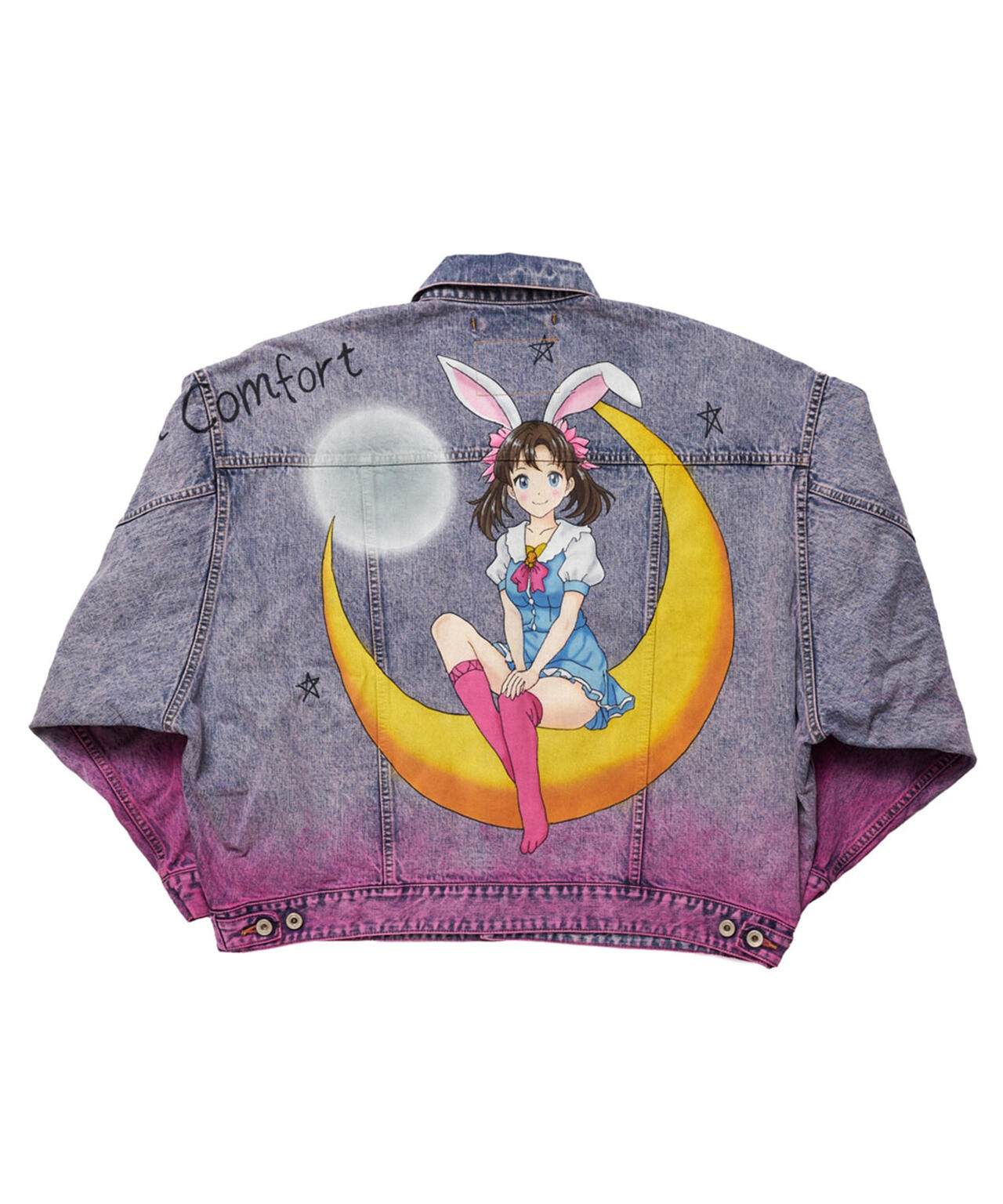 doublet/ダブレット/ANIME HAND-PAINTING DENIM JACKET