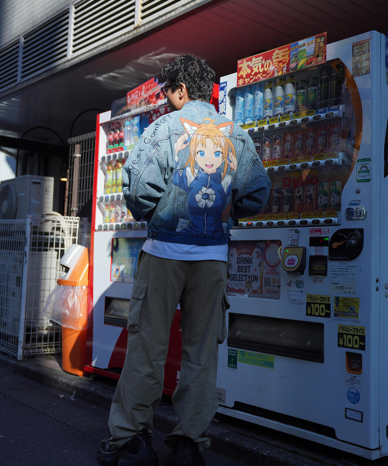 doublet/ダブレット/ANIME HAND-PAINTING DENIM JACKET