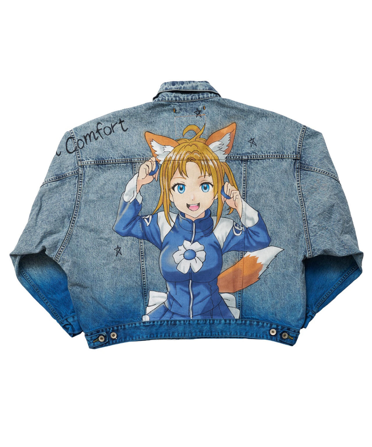 doublet/ダブレット/ANIME HAND-PAINTING DENIM JACKET