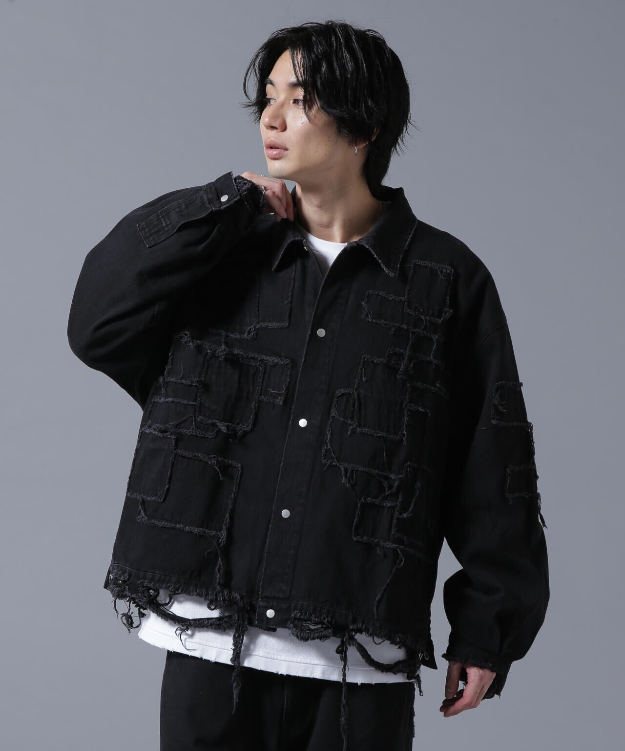 DankeSchon/ダンケシェーン/11OZ PATCHWORK DENIM JACKET