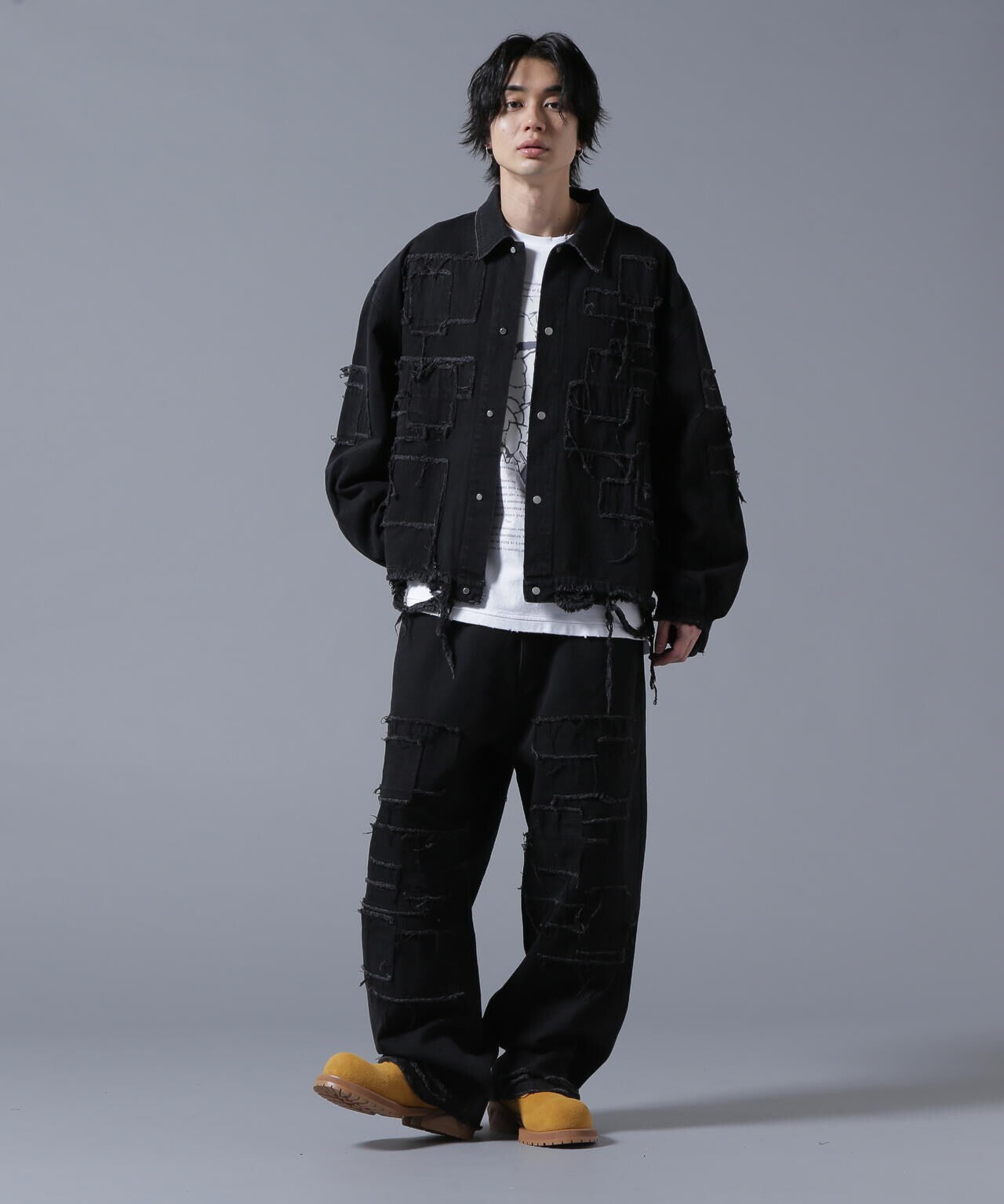 DankeSchon/ダンケシェーン/11OZ PATCHWORK DENIM JACKET