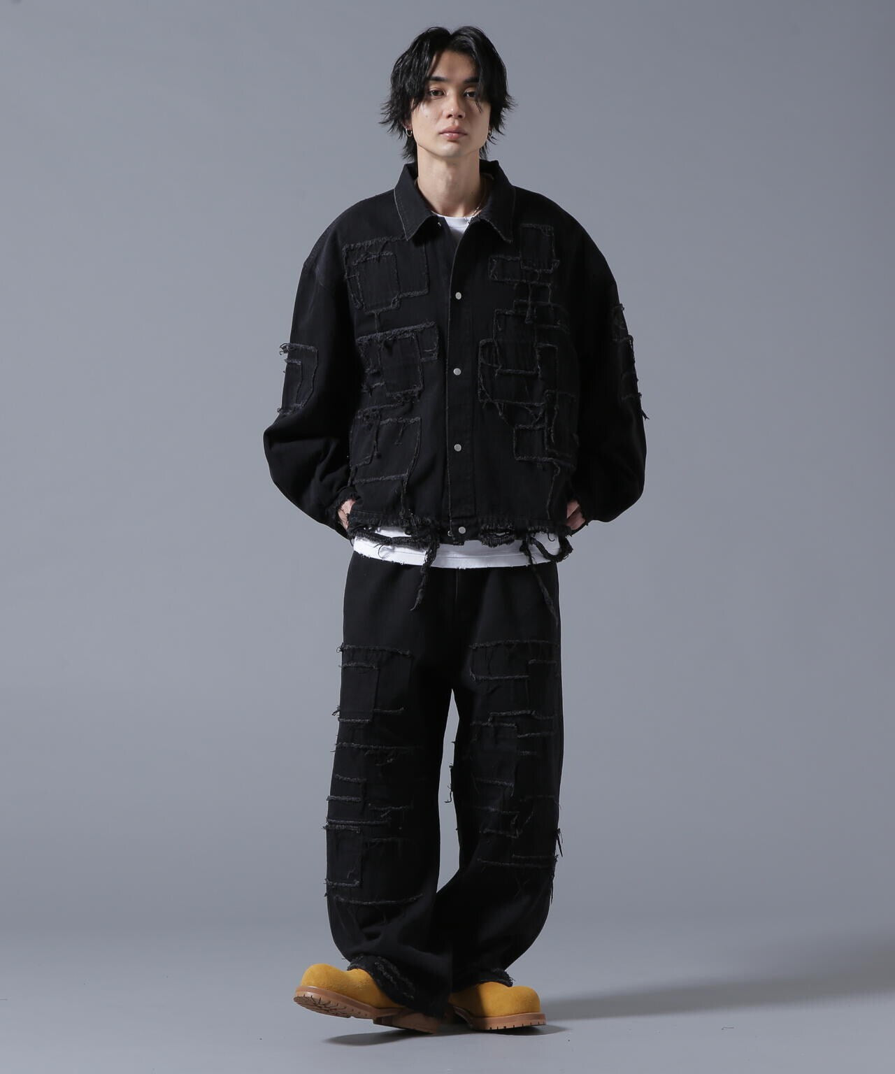 DankeSchon/ダンケシェーン/11OZ PATCHWORK DENIM JACKET