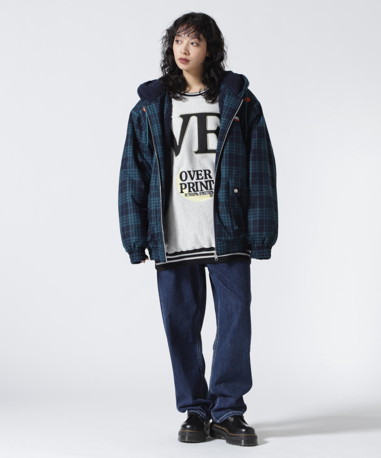 overprint/オーバープリント/HOODIE JACKET