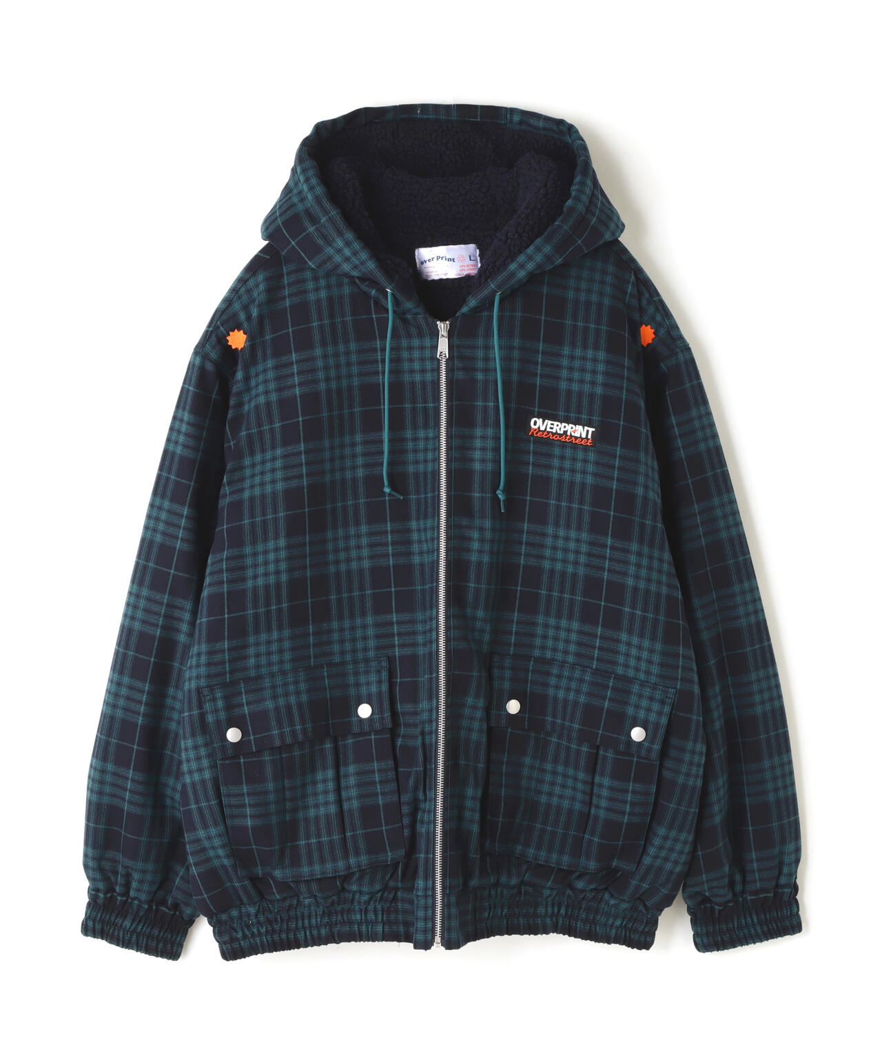 overprint/オーバープリント/HOODIE JACKET