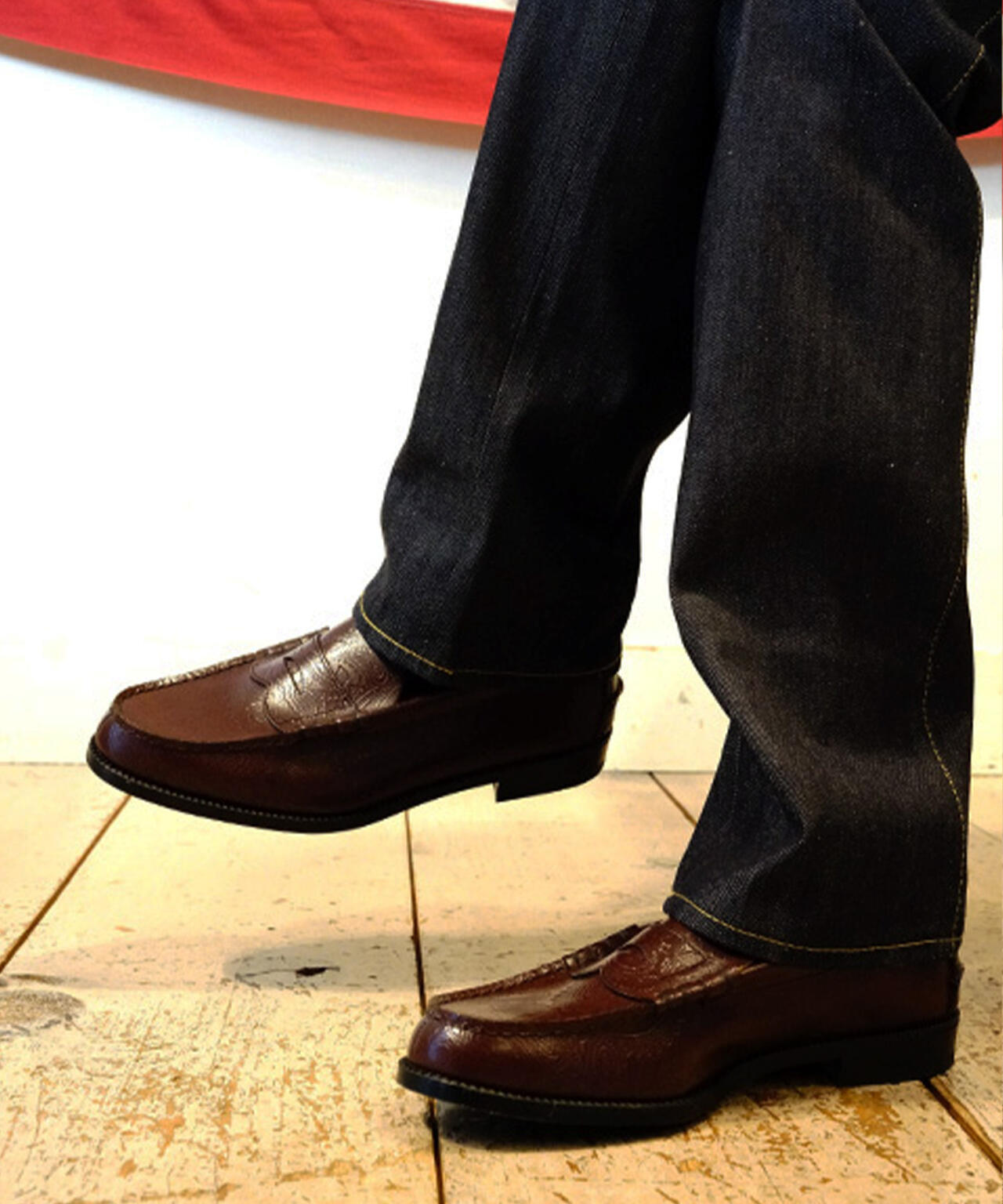 The Kenford Fineshoes/【LHP EXCLUSIVE】WINE PAISLRY LOAFERS